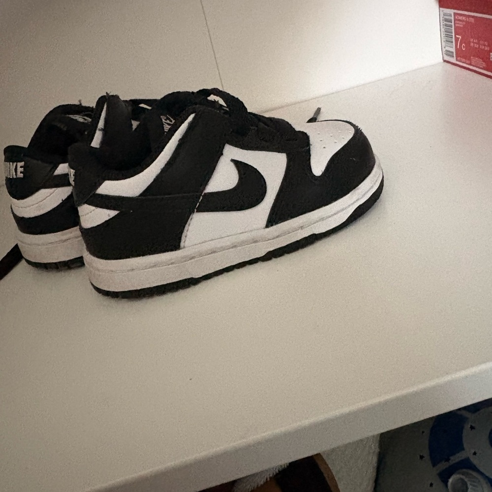 Nike Kids Black and White Sneakers